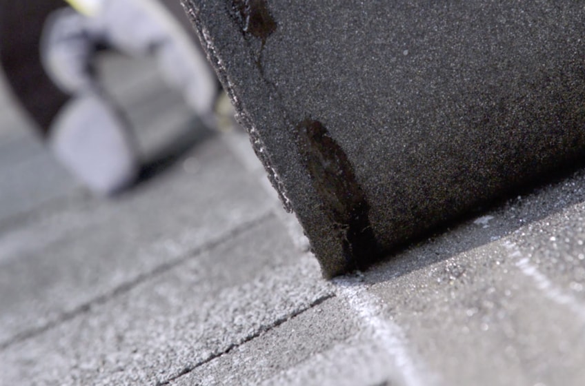 Contractor installing HDZ