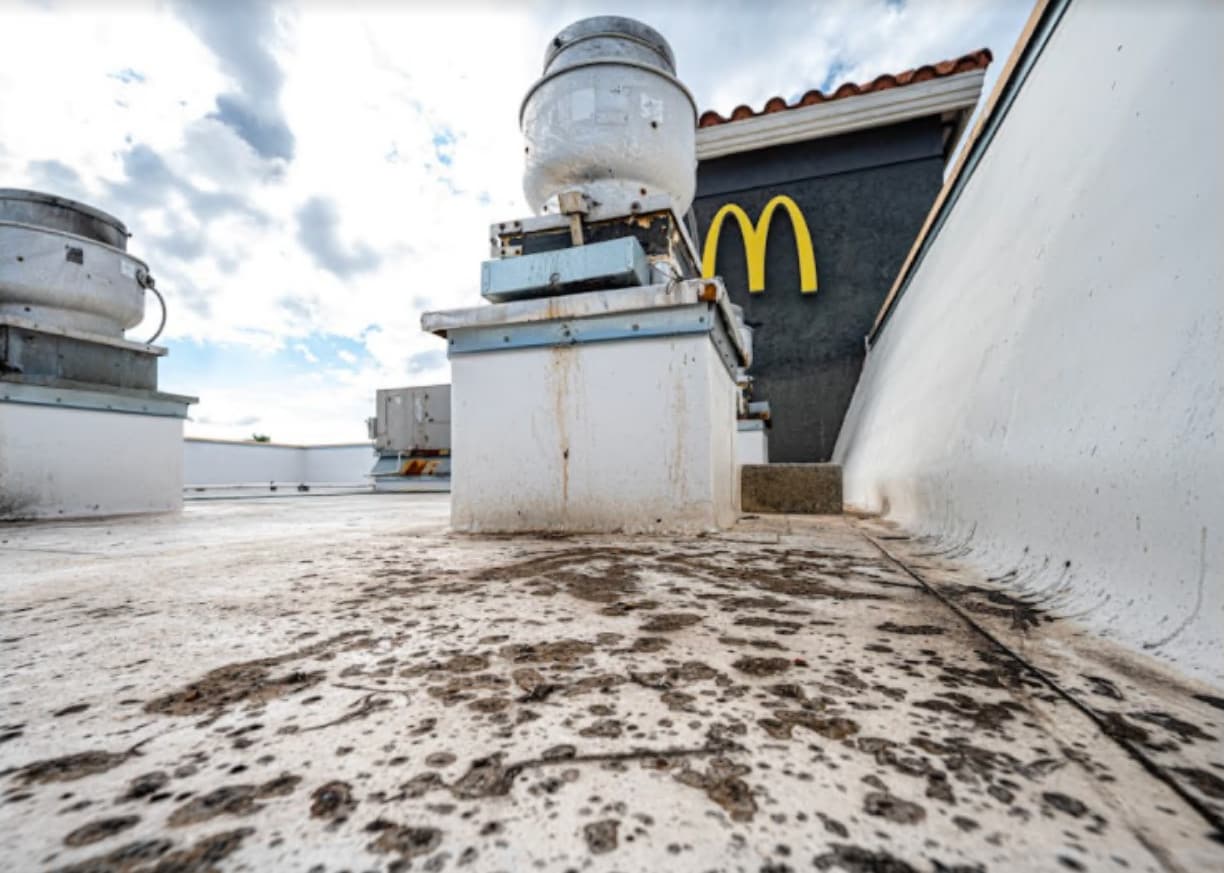 PVC and PVC KEE are recommended for restaurant roofs