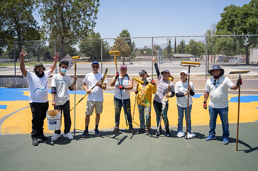 GAF Sustainability project for Cool Communities in action.