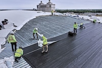 Installation of GAF Single-Ply Roofing Assembly