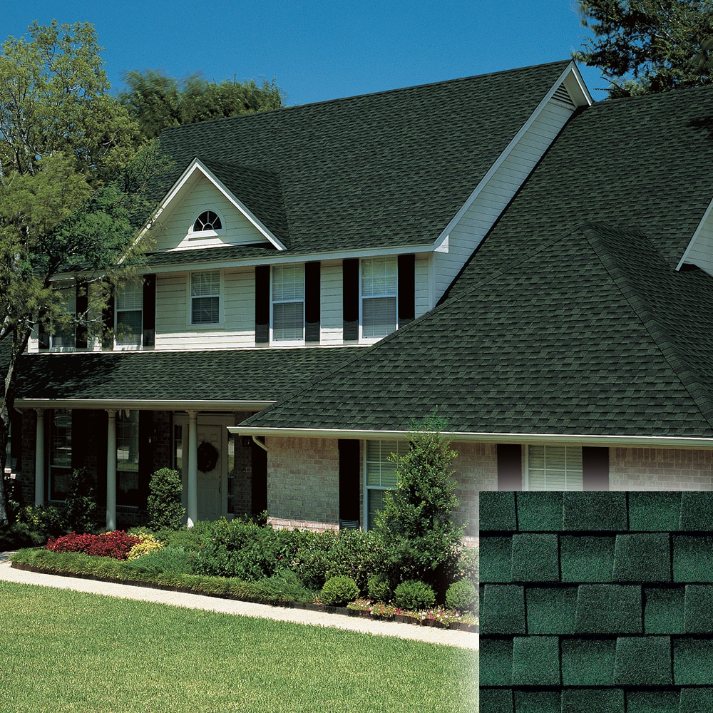 Hunter Green roof and shingle color