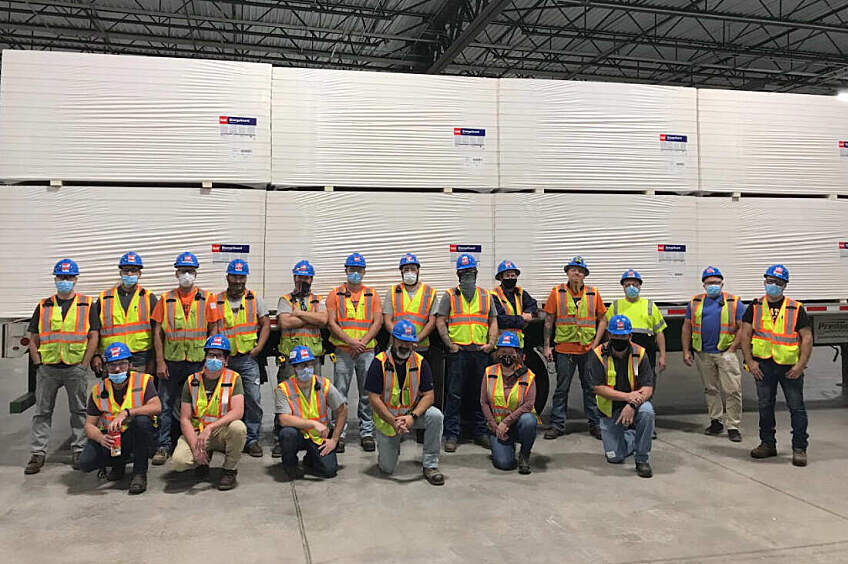 New Columbia plant employees.