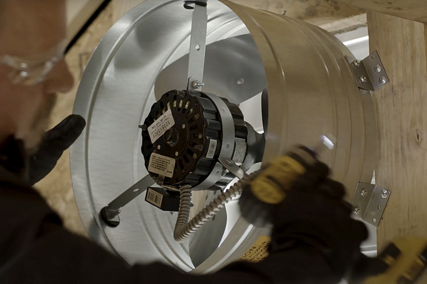 Thermostat Controlled Attic Exhaust Fan: Improve Ventilation ...