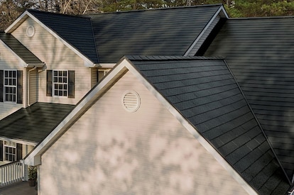 The GAF TimberSteel™ premium metal roofing system on a house