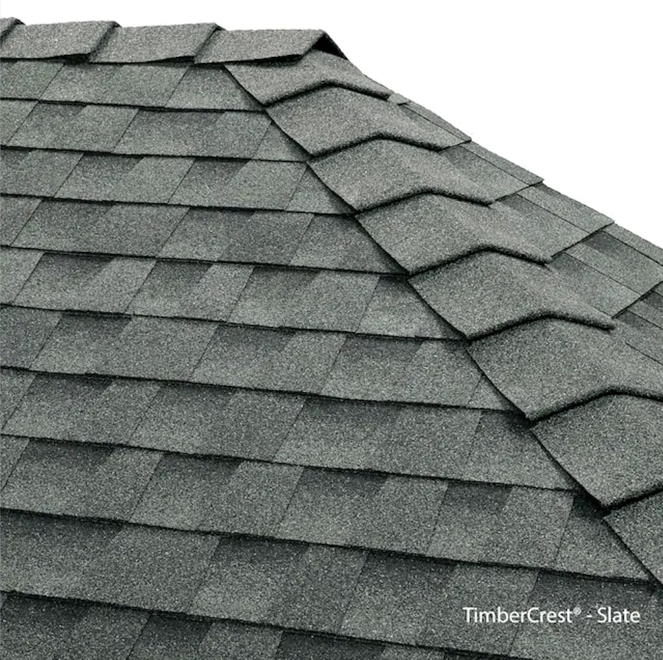 GAF TimberCrest Ridge Cap Shingles in Slate