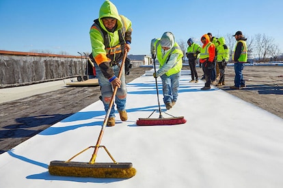 Cool Weather Application of a TPO Recover Project