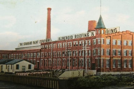 The Standard Paint Company, founded in a remodeled sawmill in Bound Brook, N.J.