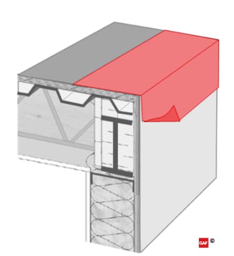 Parapet B - Pre-treated Corner