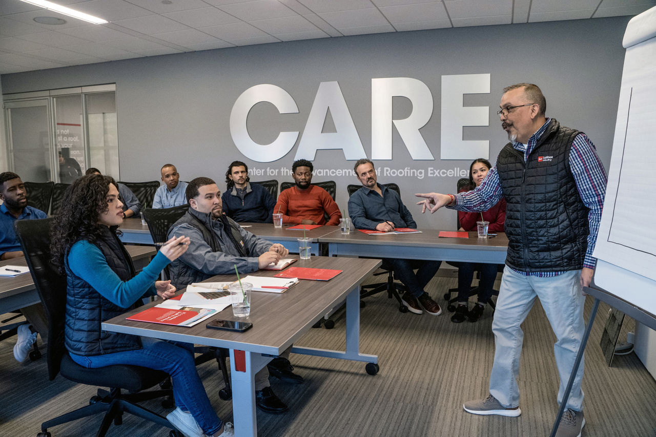 care training class Alan Lopez leads a CARE training class for GAF
