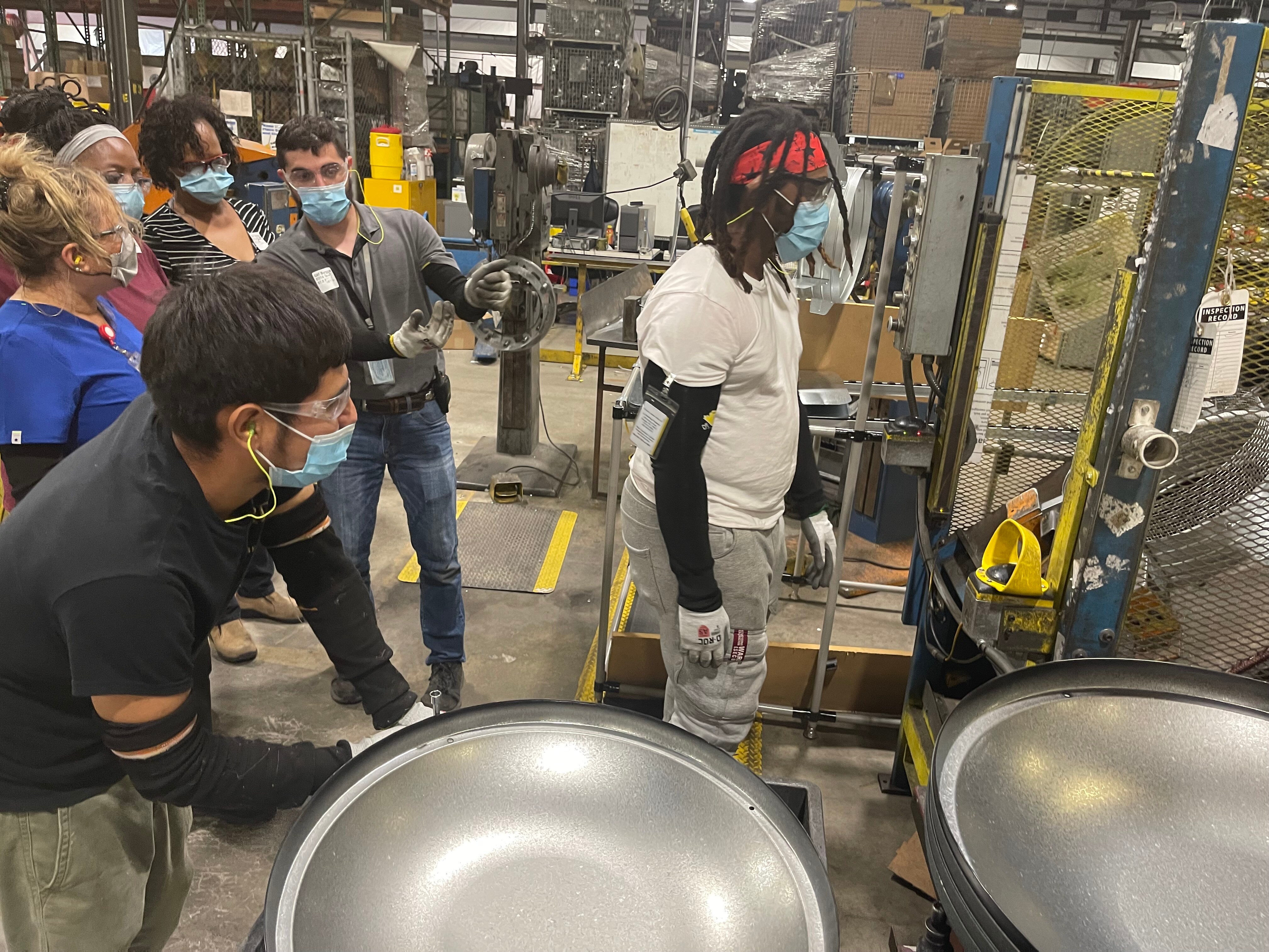 kaizen in progress Team working together