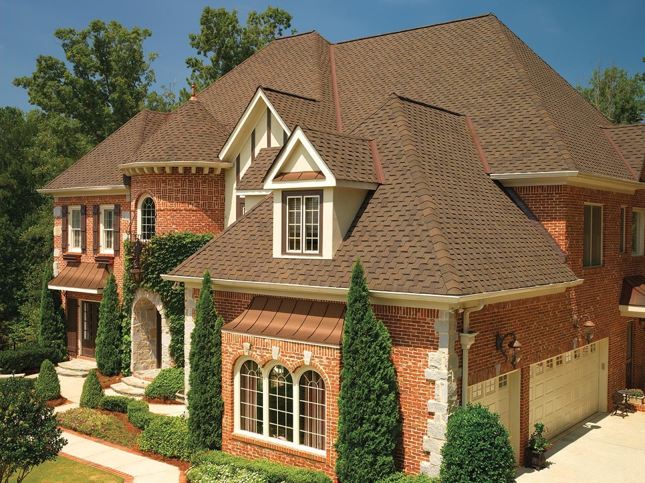 GAF Grand Sequoia impact-resistant shingles on a roof