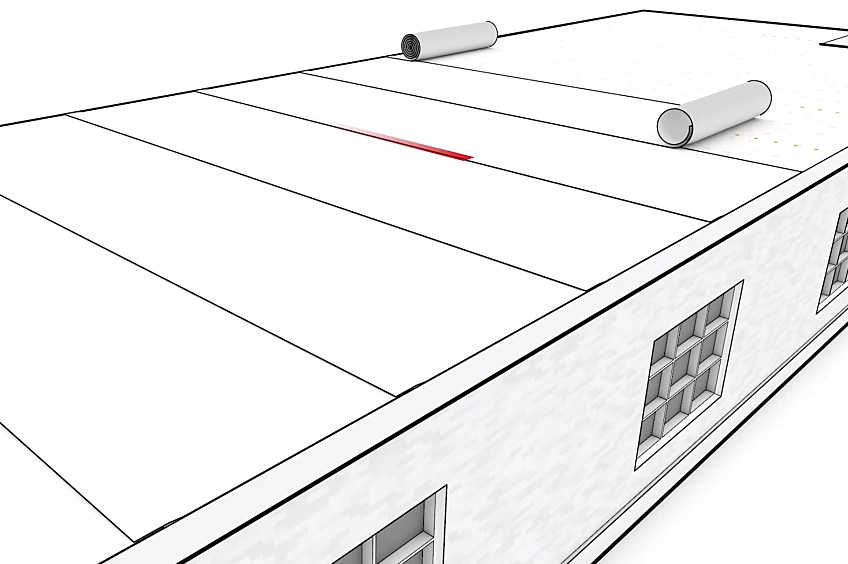 Sheet Layouts for a Single Ply Roof