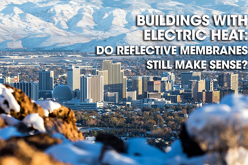 Cityscape from the mountains view