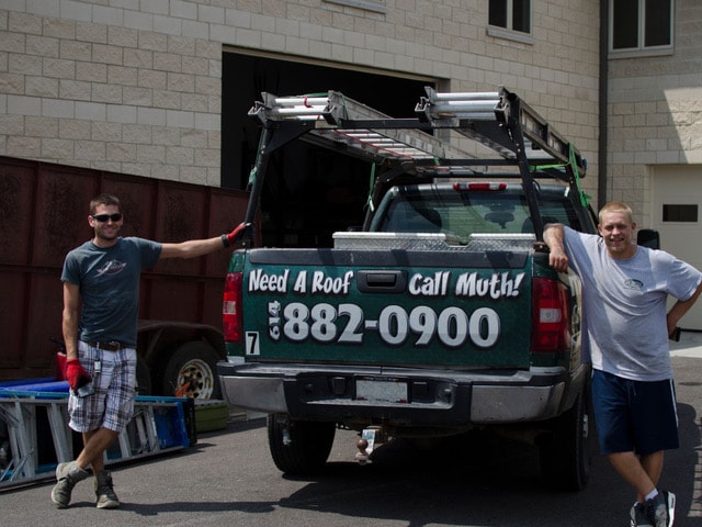 Muth Roofing truck