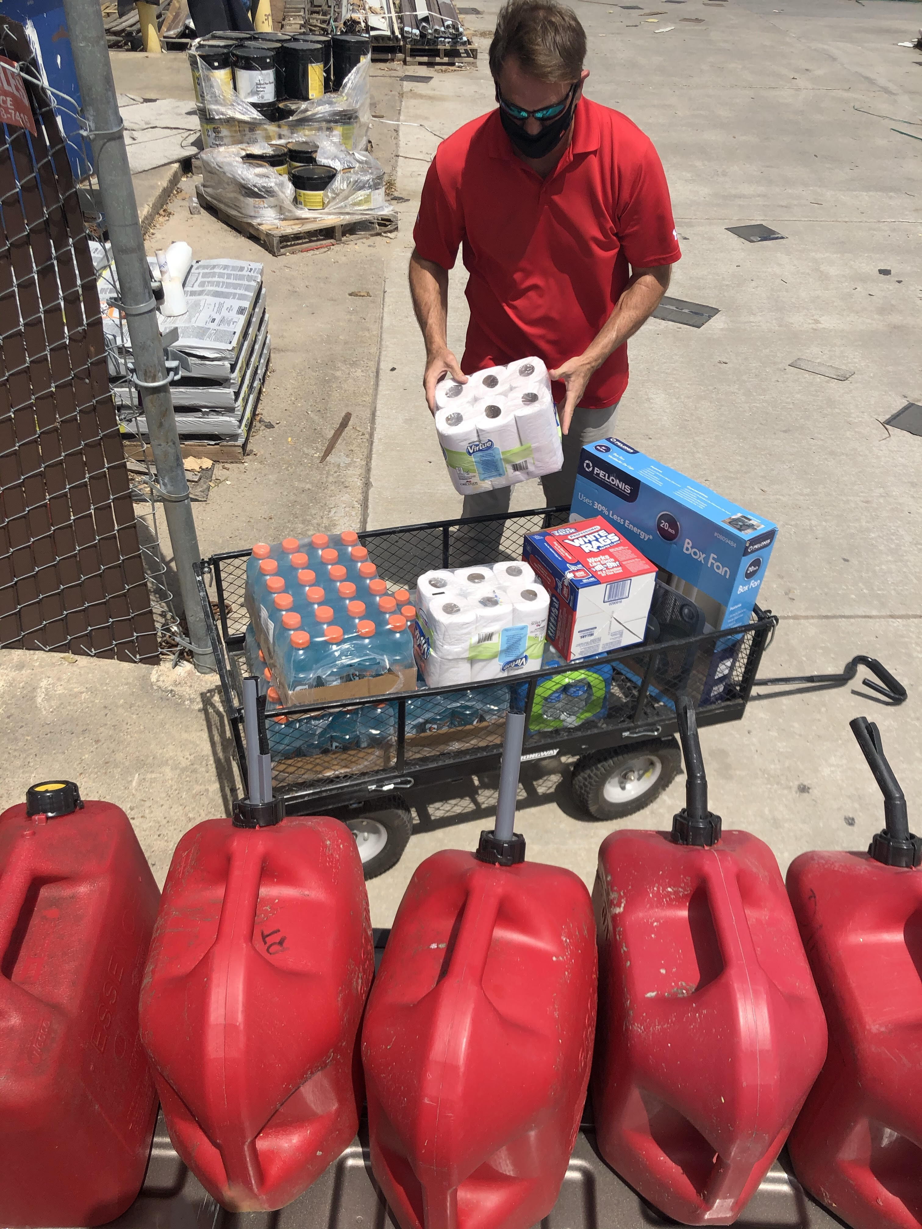 giving back post storm