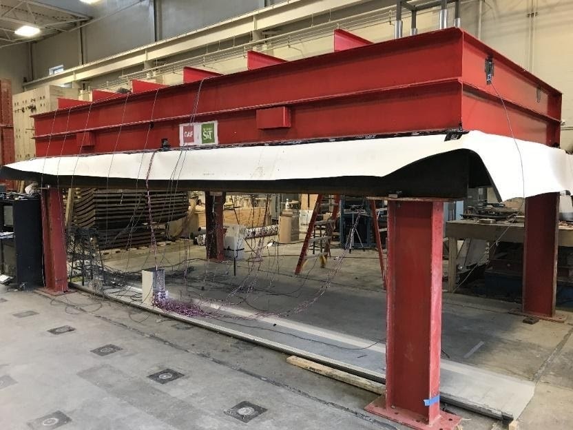 test roof construction